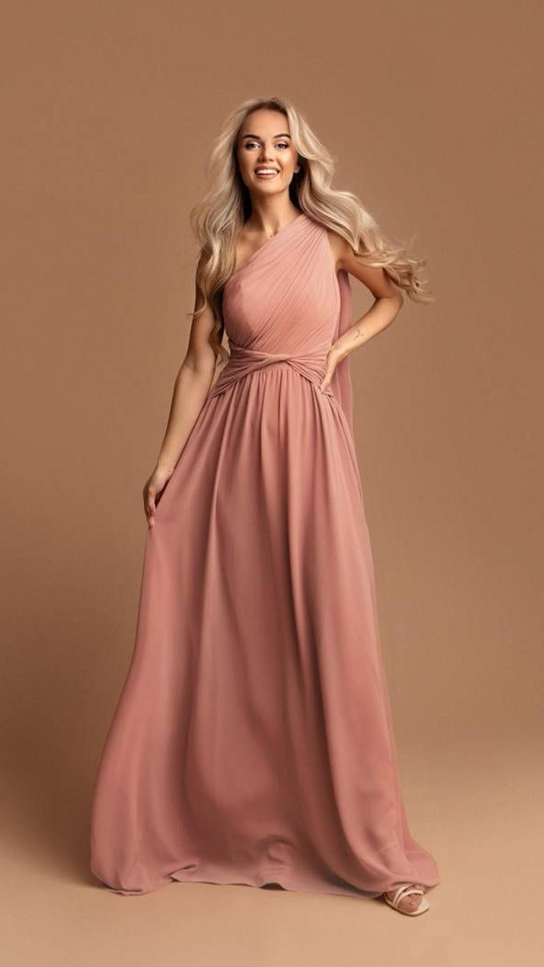 Vestido Amina rosa