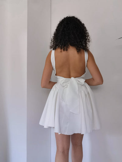Mini vestido Aurorita blanco