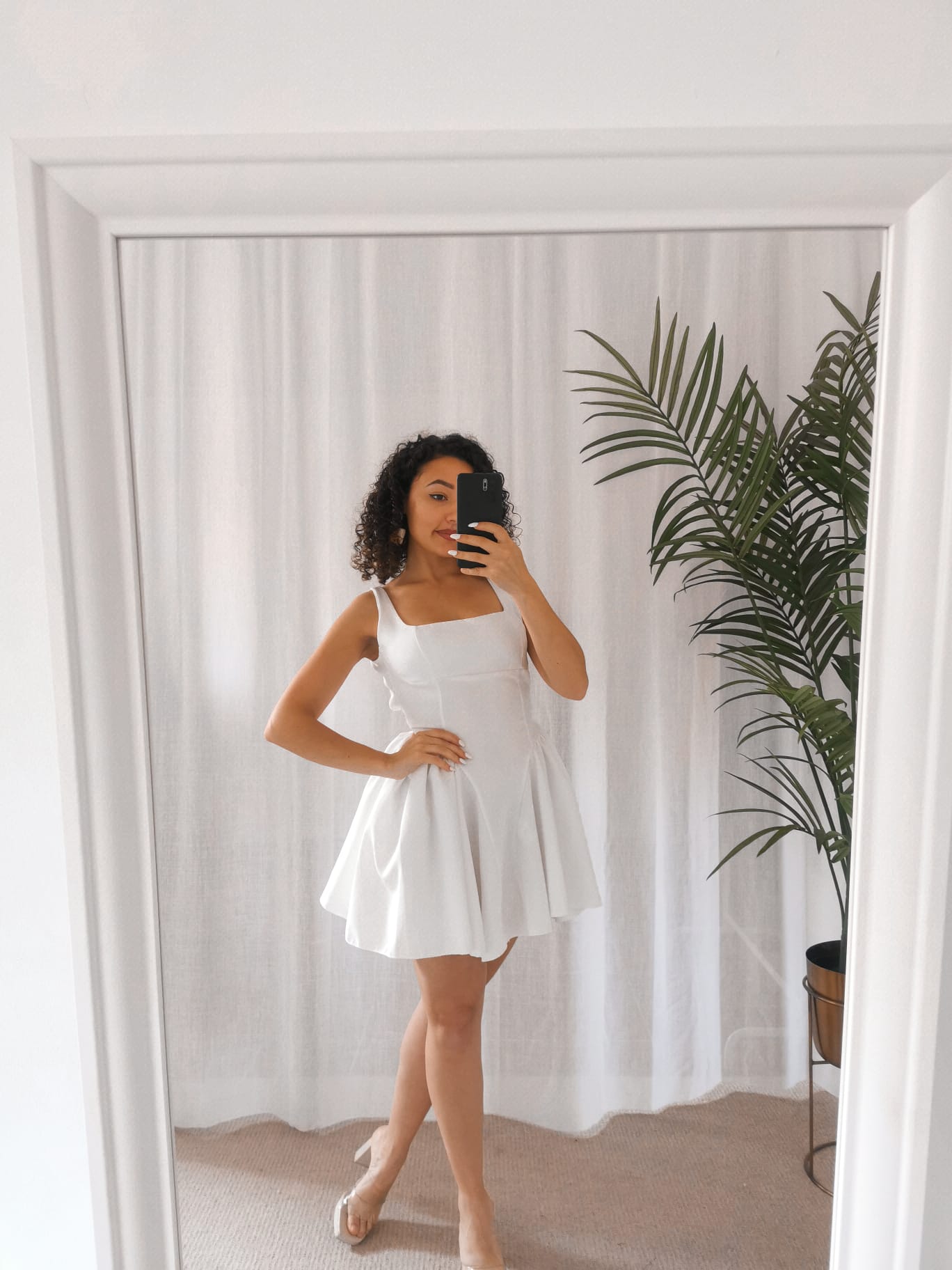 Mini vestido Aurorita blanco