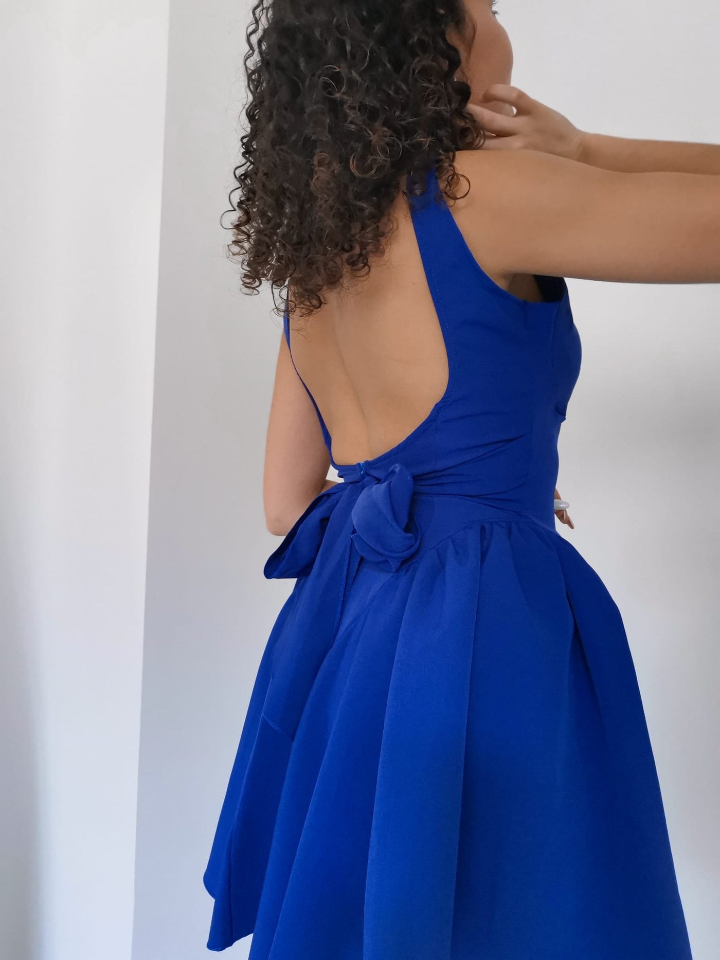 Mini vestido Aurorita azul