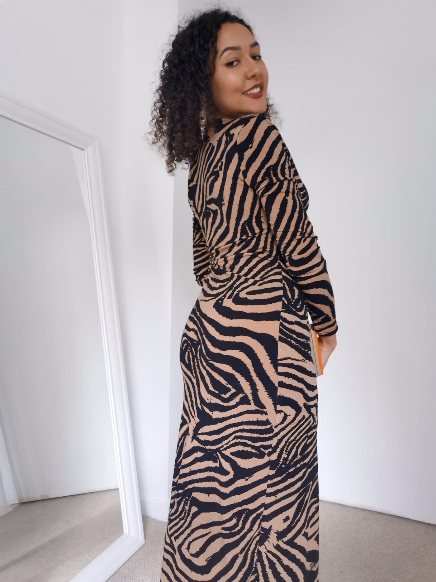 Vestido animal print