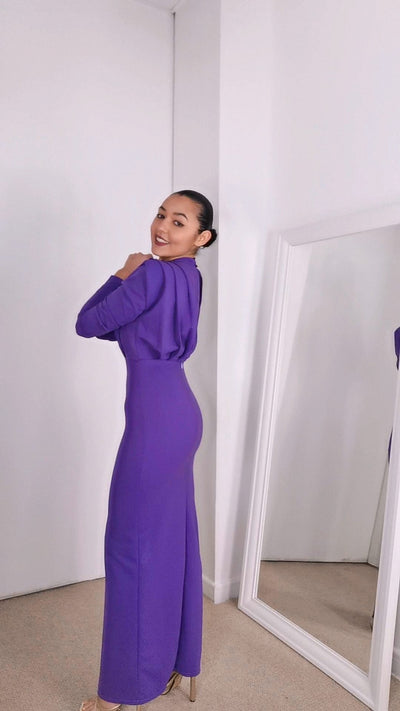 Vestido Daniela violeta