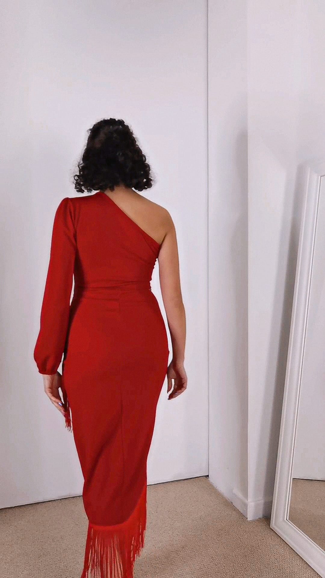Vestido Regina rojo