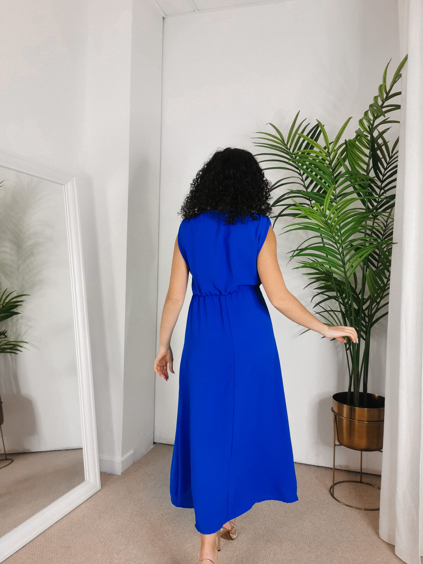 Vestido midi azul| Teresa