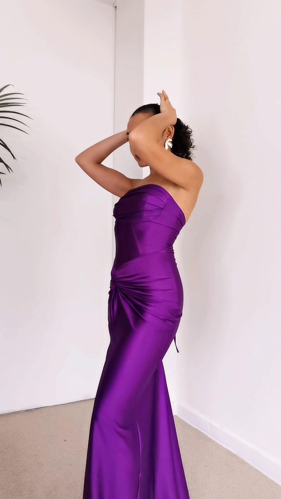 Vestido Amar violeta