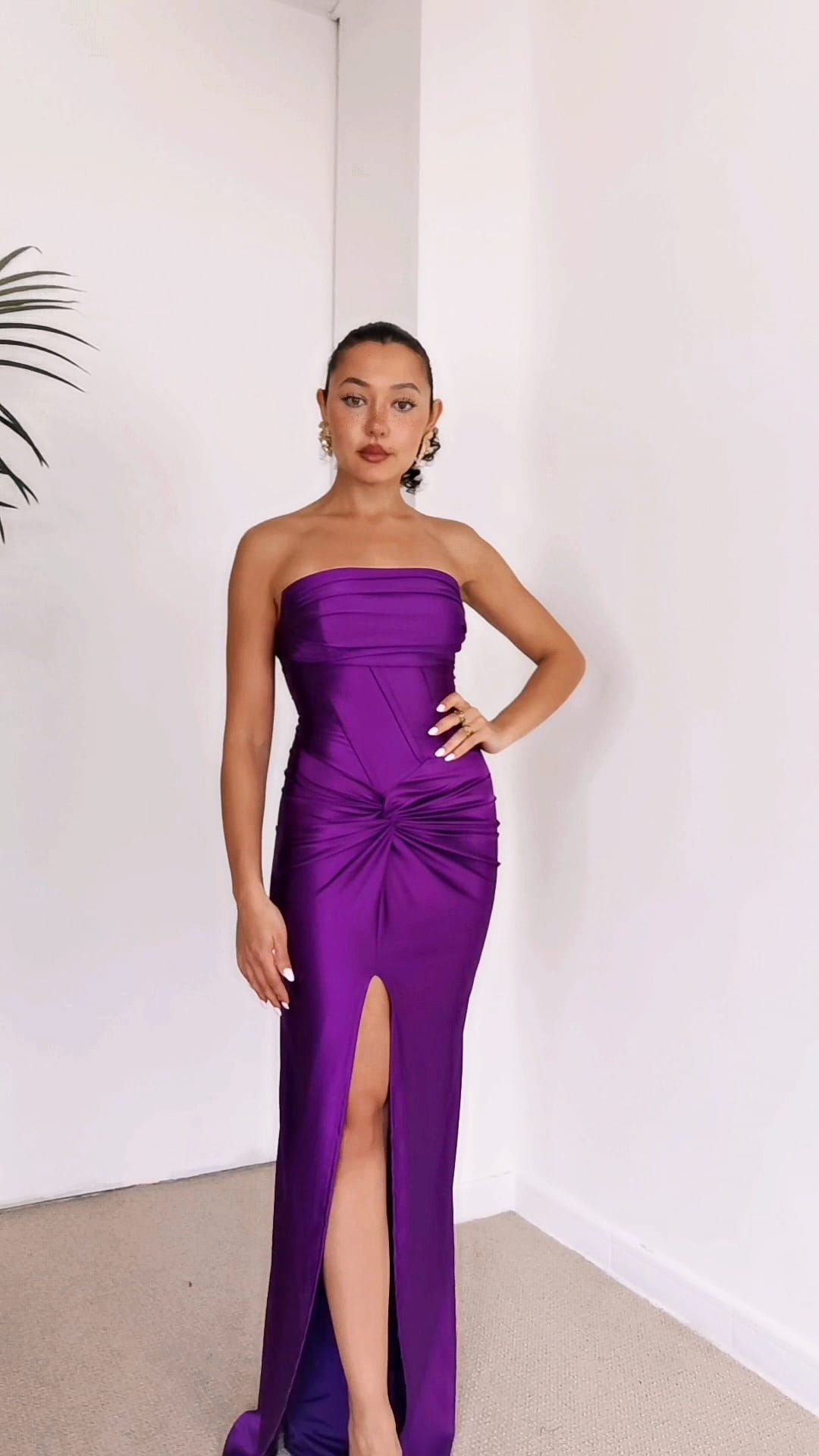 Vestido Amar violeta