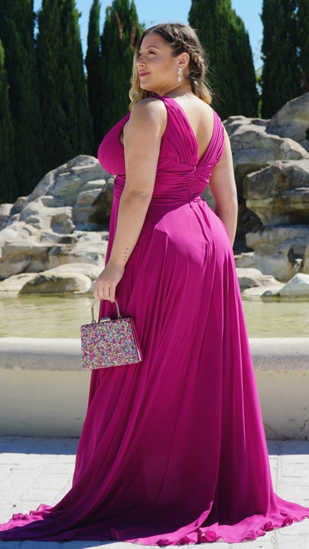 Vestido Berry buganvilla