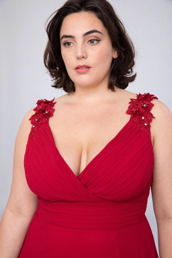 Vestido Promesa rojo