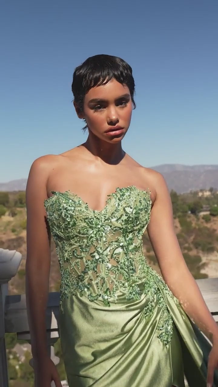 Vestido Idiri pistacho
