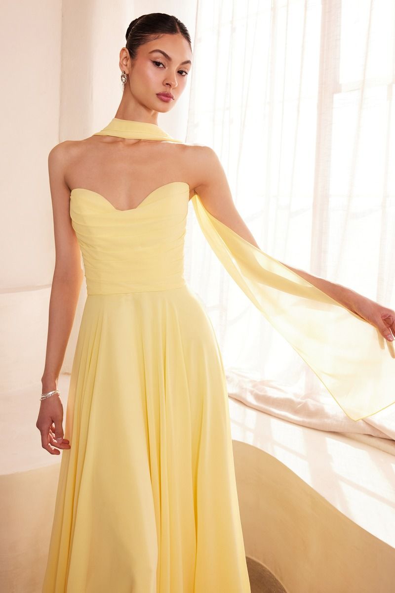 Vestido Amoris amarillo